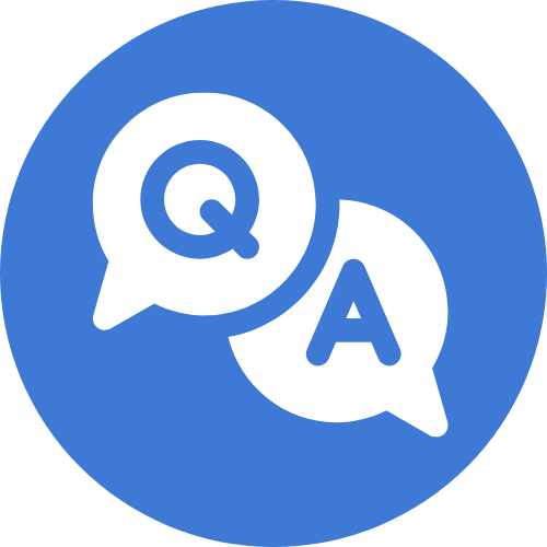 質疑応答のアイコン